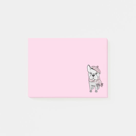 Schattige Franse Bulldog Post-it® Notes (Voorkant)