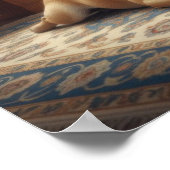 Schattige Franse Bulldog Poster (Hoek)