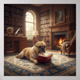 Schattige Franse Bulldog Poster