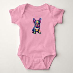 Schattige Franse Bulldog Romper