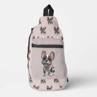 Schattige Franse Bulldog Sling Bag