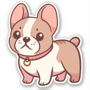 Schattige Franse Bulldog  Sticker
