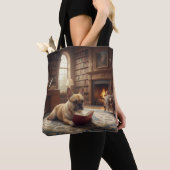 Schattige Franse Bulldog Tote Bag (Dichtbij)