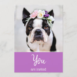 *~* Schattige Franse Bulldog  Uitnodiging Franse B
