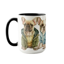 SCHATTIGE FRANSE BULLDOGS MET ZWANGERS