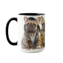 SCHATTIGE FRANSE BULLDOGS MET ZWANGERS