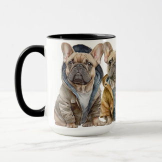 SCHATTIGE FRANSE BULLDOGS MET ZWANGERS MOK