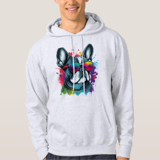 Schattige Franse hond Hoodie