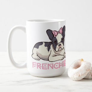 Schattige Franse Puppy Hond Liefhebber Cadeau Fran Koffiemok