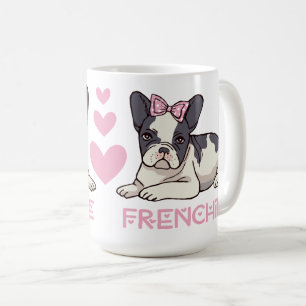 Schattige Franse Puppy Hond Liefhebber Cadeau Fran Koffiemok