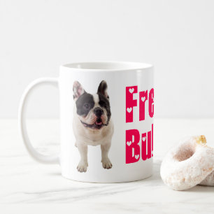 Schattige Franse Puppy Hond Liefhebber Franse Bull Koffiemok