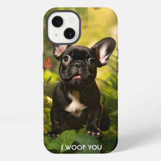 🐶💗Schattige Franse puppy in een jungle iPhone 13 Hoesje