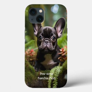 🐶💛Schattige Franse puppy in een jungle iPhone 13 Hoesje