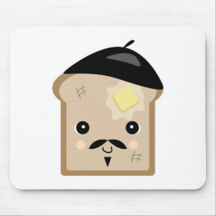 schattige franse toast muismat