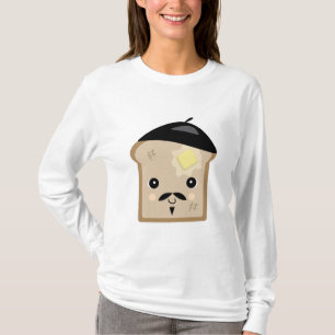 schattige franse toast t-shirt
