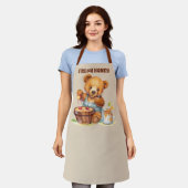 Schattige Fresh Honey beer voeg tekstverkopers toe Schort (Gedragen)
