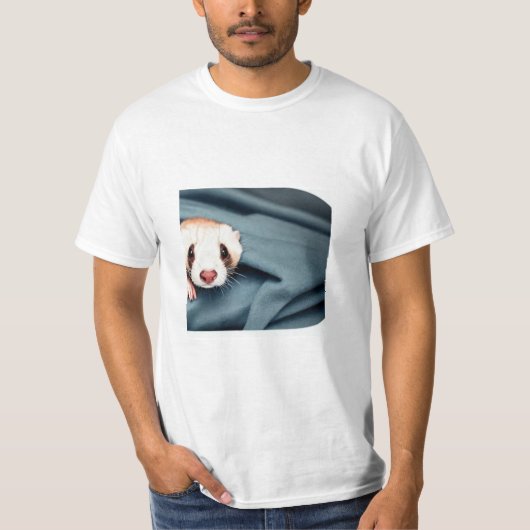 "Schattige fret T-shirt Design - Whimsical en U (Voorkant)
