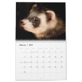 Schattige fretten 2025 kalender (Feb 2027)