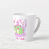 Schattige Frog - Froever Love Latte Mok (Rechterhoek)