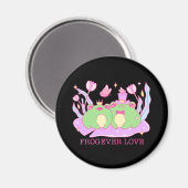 Schattige Frog - Froever Love Magneet (Voorkant / Achterkant)