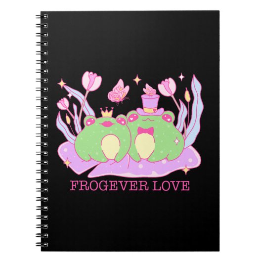 Schattige Frog - Froever Love Notitieboek (Voorkant)