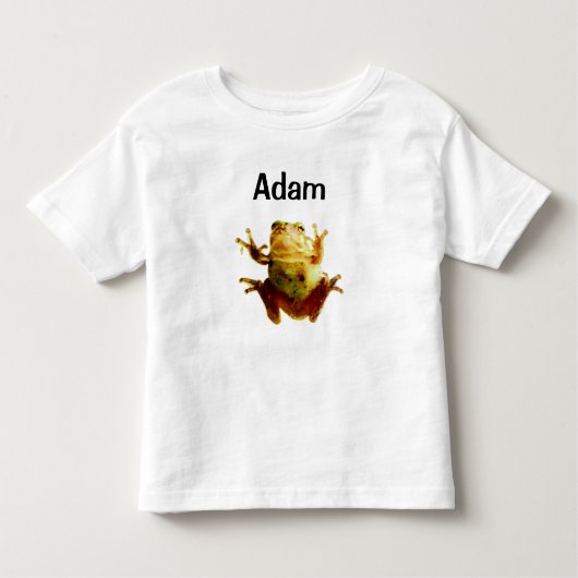 Schattige Frog Green 4Adam T-shirt (Voorkant)