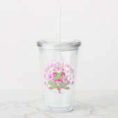 Schattige Frog - Ik ben helemaal verliefd op je Acryl Drinkbeker (Voorkant)