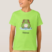Schattige Frog Kinder T-shirt (Voorkant)