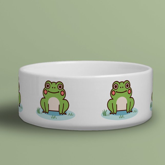 Schattige Frog Pet Bowl Voerbakje (Cute Frog Pet Bowl)