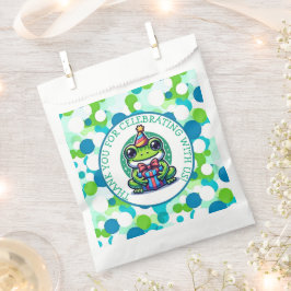 Schattige Frog Thema Boy's Birthday Bedankt Bedankzakje
