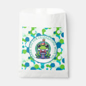 Schattige Frog Thema Boy's Birthday Bedankt Bedankzakje (Voorkant)