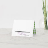 Schattige Froggy aangepaste Groene Houndstooth Kaa Bedankkaart (Achterkant)