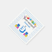 Schattige Frogs  Boys Party Servet (Hoek)