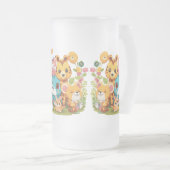 Schattige Frosted Glass Mok - 16 oz (Voorkant rechts)
