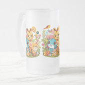 Schattige Frosted Glass Mok - 16 oz (Voorkant links)