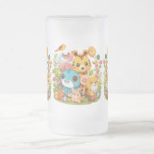 Schattige Frosted Glass Mok - 16 oz (Center)