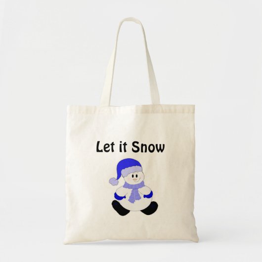 Schattige Frosty - Laat het sneeuwen Tote Bag (Voorkant)
