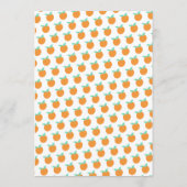 Schattige Fruit CUSTOM Bruids Baby shower Trouwfee Menu (Achterkant)