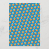 Schattige Fruit CUSTOM Bruids Baby shower Trouwfee Menu (Achterkant)