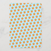 Schattige Fruit CUSTOM Bruids Baby shower Trouwfee Menu (Achterkant)