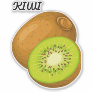 Schattige Fruit Grote 8 "x 8" Custom-Cut Vinyl Sti Sticker