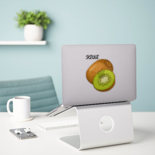 Schattige Fruit Grote 8 "x 8" Custom-Cut Vinyl Sti Sticker (Laptop op bureau)