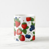 Schattige fruitpatroon koffie mok (Center)