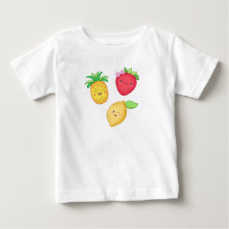 Schattige Fruits Aardbei Citroen Ananas Summer