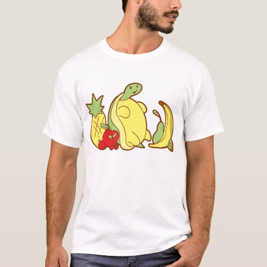 Schattige fruitschildpad t-shirt (Voorkant)