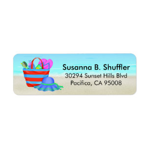 Schattige Fun Beach Bag Tas Pet Etiket