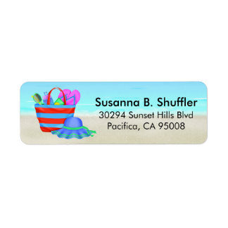 Schattige Fun Beach Bag Tas Pet Etiket