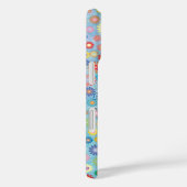 Schattige Fun Girly Name Collage met Flowers Blue Case-Mate iPhone Case (Achterkant / Rechts)