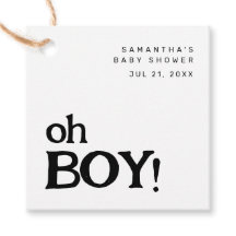 Schattige Fun Oh Boy Baby shower