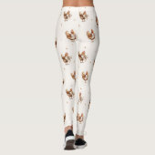 Schattige Fun Pastel Hen Chicken Leggings (Achterkant)